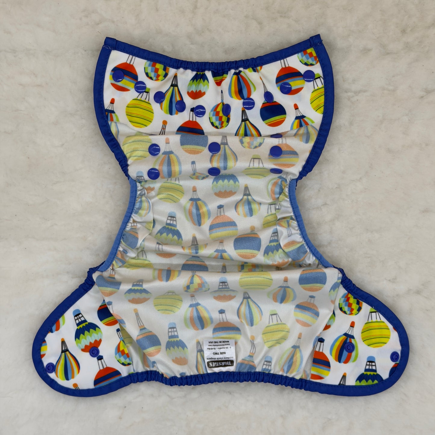 Thirsties Hot Air Balloon Diaper Cover