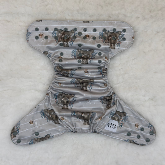 Greyden Diapers Teddy Bear Bedtime AWJ Pocket Diaper