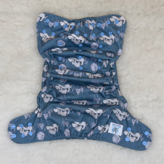 Rig N Gig Royal Fluff Winter Polar Bears Diaper Cover