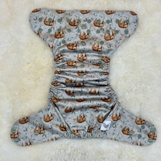 Emerald Cloth Co Sloth AWJ Pocket Diaper