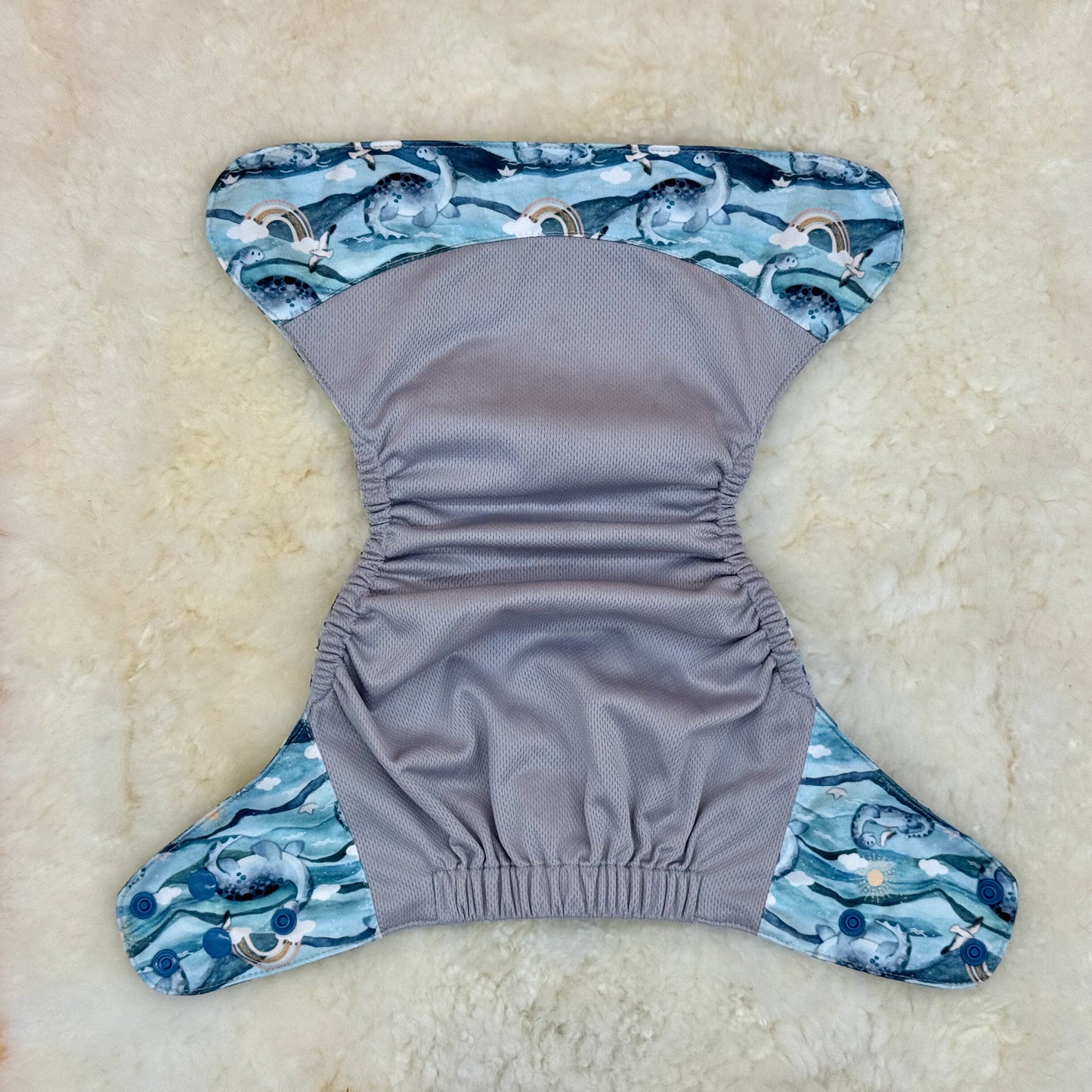 Wickham Wild Nessie Rainbows AWJ Pocket Diaper