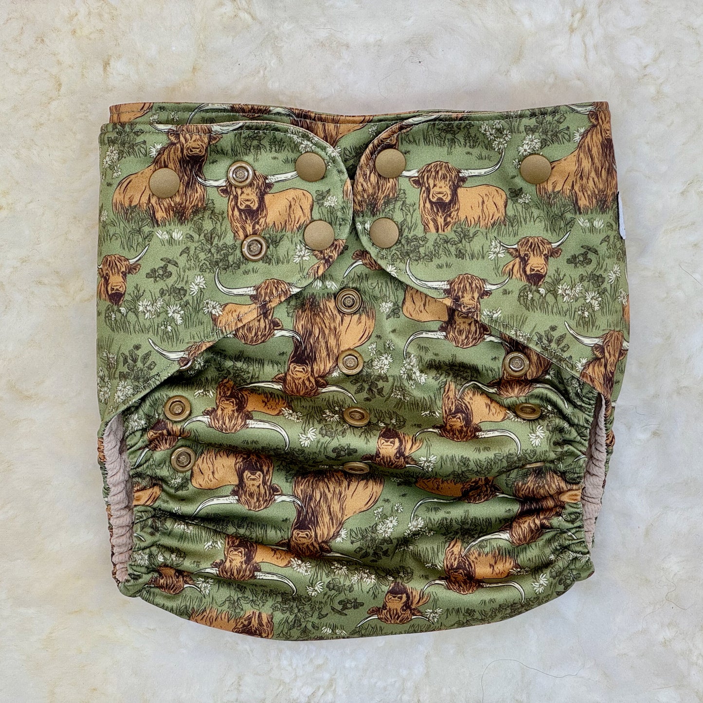 Redwoods Highland Cows XL AWJ Pocket Diaper