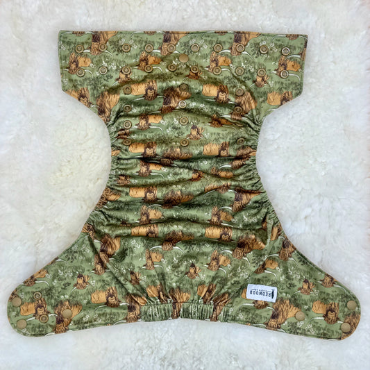 Redwoods Highland Cows XL AWJ Pocket Diaper