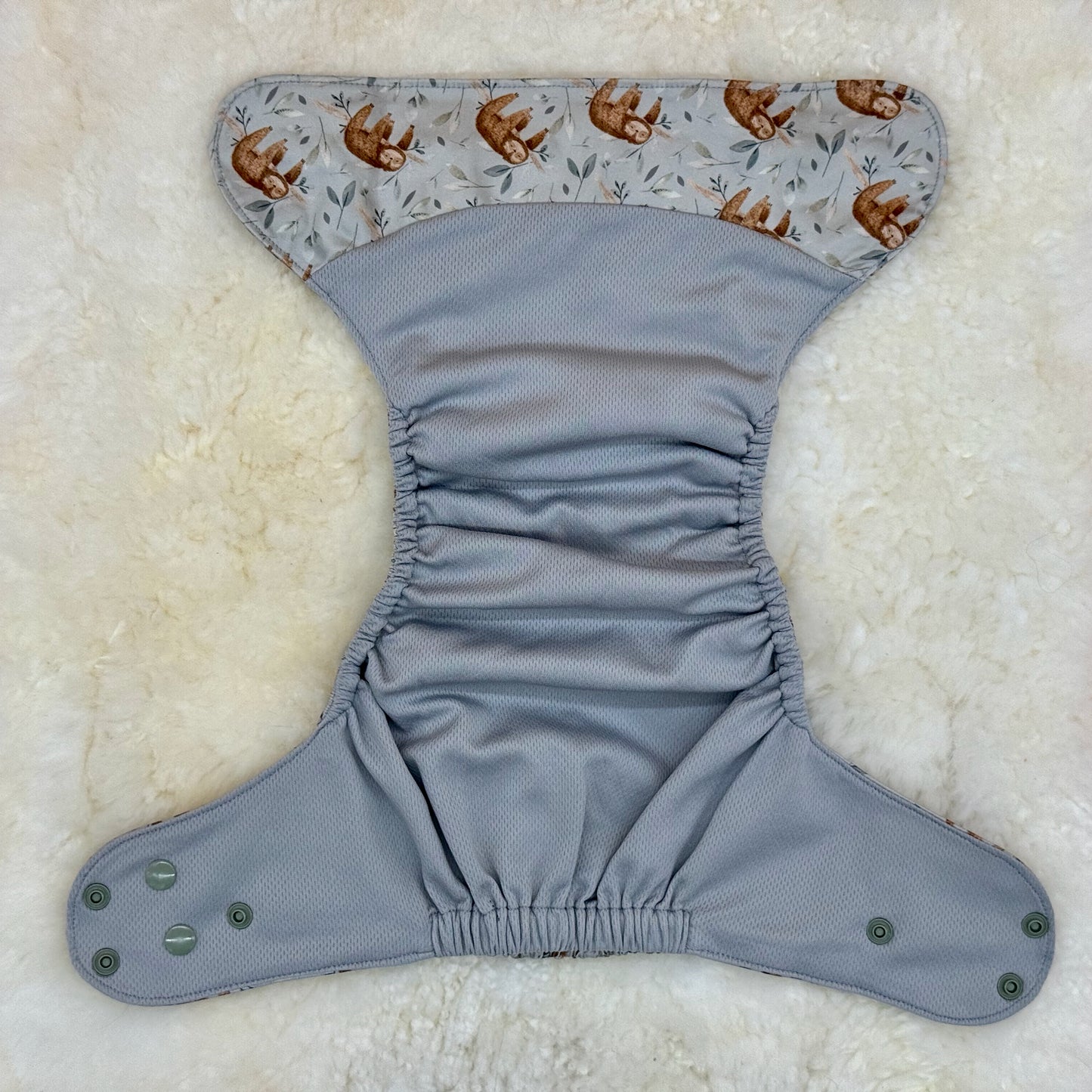 Emerald Cloth Co Sloth AWJ Pocket Diaper