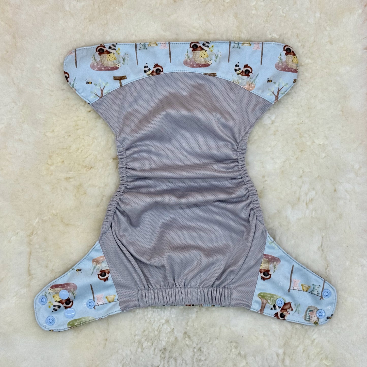 Wickham Wild Raccoon Laundry AWJ Pocket Diaper