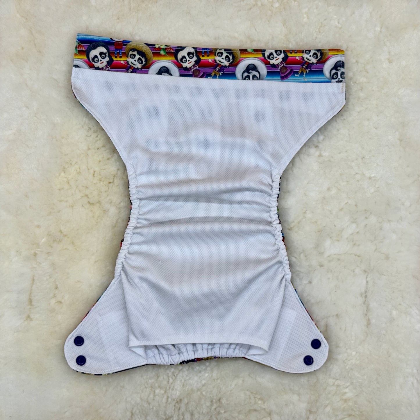 Little Alaskans Day of the Dead Movie Skeleton AWJ Pocket Diaper