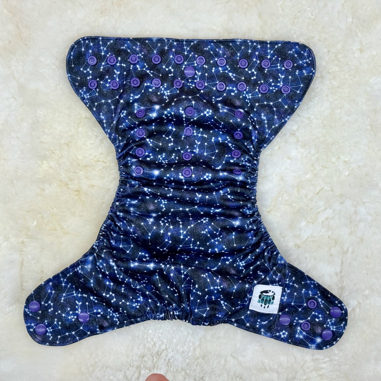 Little Bear Tushies Stars Constellations AWJ Pocket Diaper