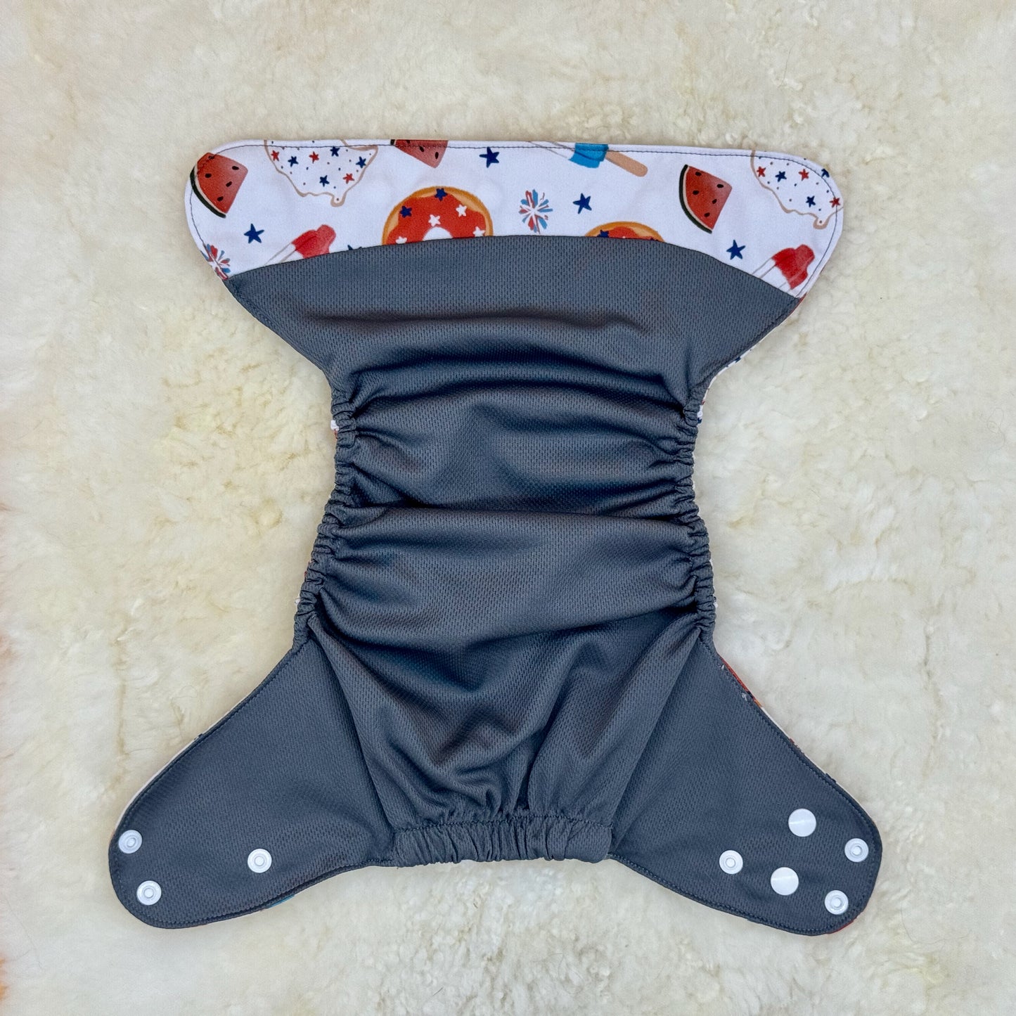 Stock Show Baby Patriotic Celebration USA AWJ Pocket Diaper