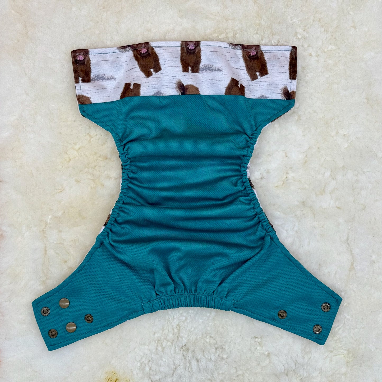 Two Little Hands Co Highland Cow AWJ Pocket Diaper