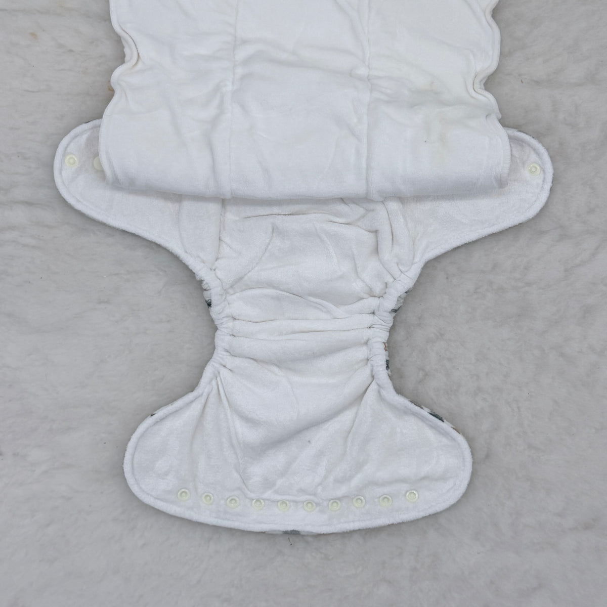 Sew Blessed Bums Checkerboard Plush Fitted Cloth Diaper