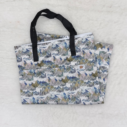 Maple Fluff Company Large Double-Pocket Hanging Wet Bag - Brand New