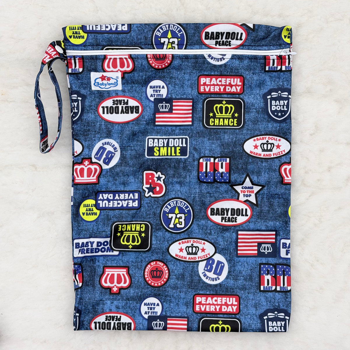 Babyland Medium Single-Pocket Wet Bag - Brand New