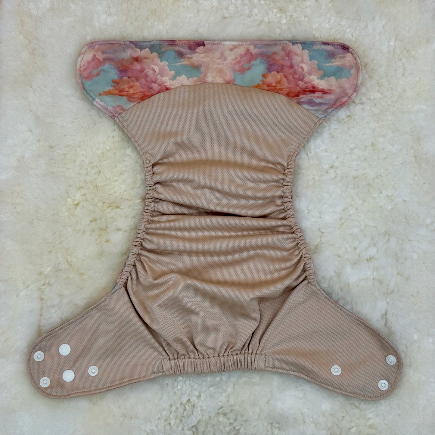 Little Haven Cloth Pink Watercolor AWJ Pocket Diaper