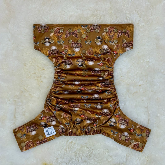 La La Booty Skulls Moth Snails AWJ Pocket Diaper