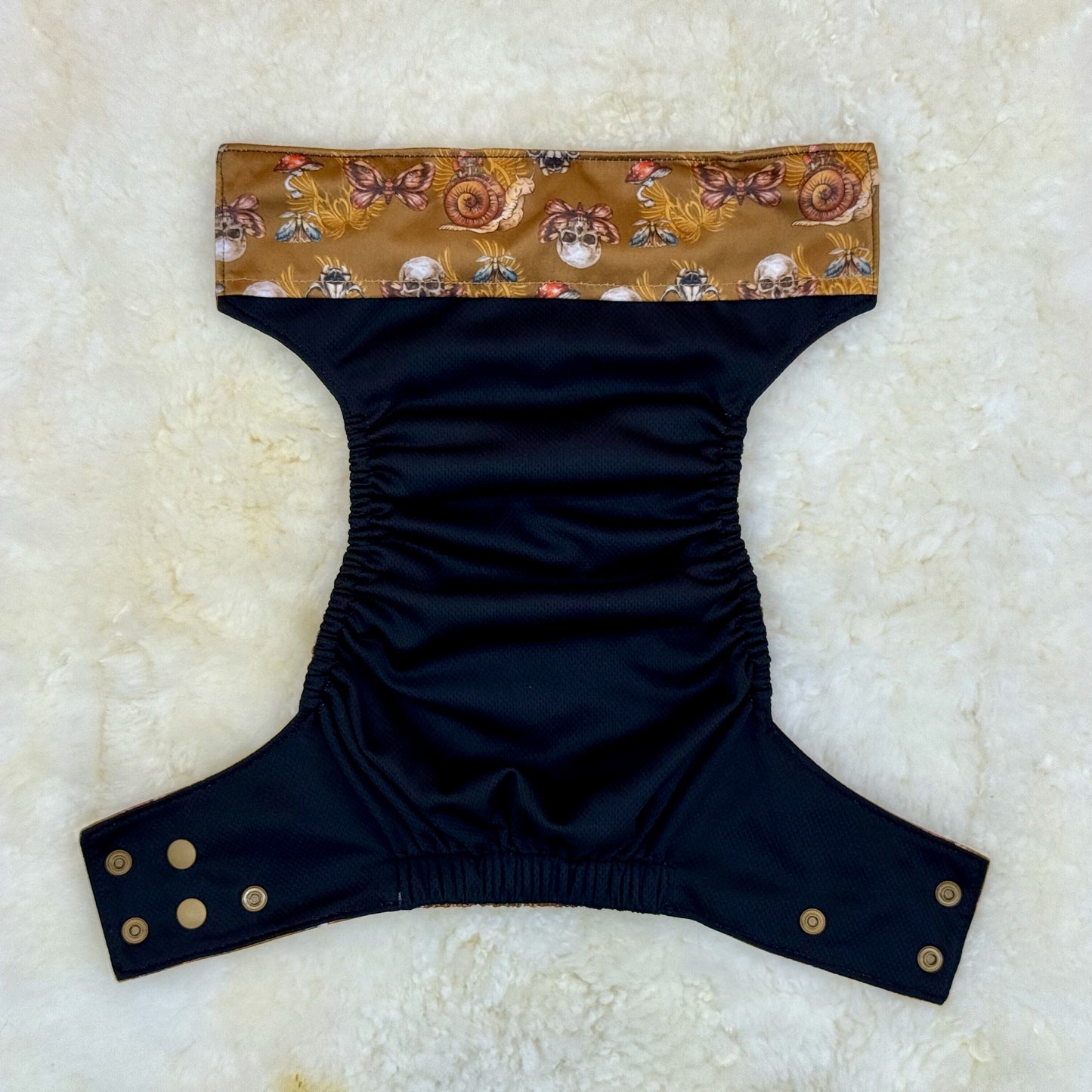 La La Booty Skulls Moth Snails AWJ Pocket Diaper