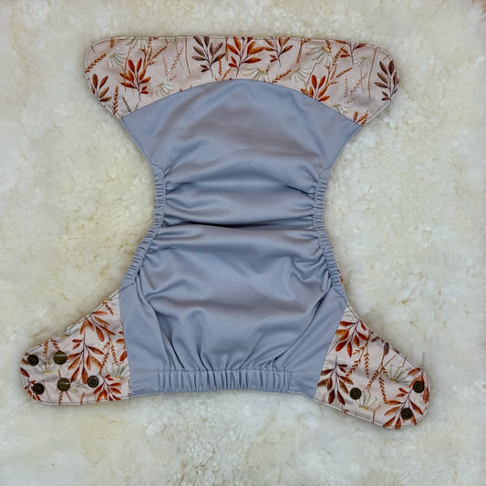 Wickham Wild Bronze Floral AWJ Pocket Diaper