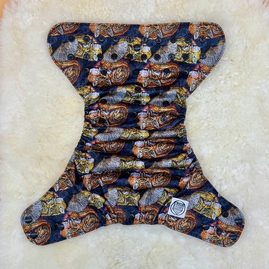 Stout House Fox Fan AWJ Pocket Diaper - Loose Elastic