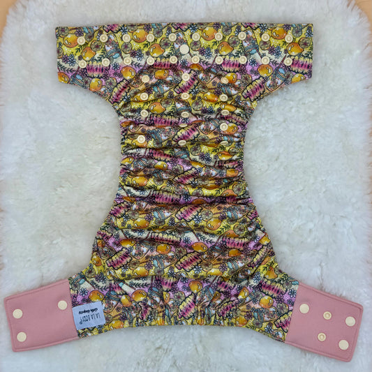 La La Booty Lemonade XL AWJ Pocket Diaper