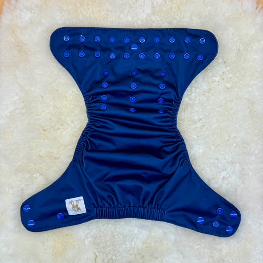 Wickham Wild Solid Dark Blue AWJ Pocket Diaper