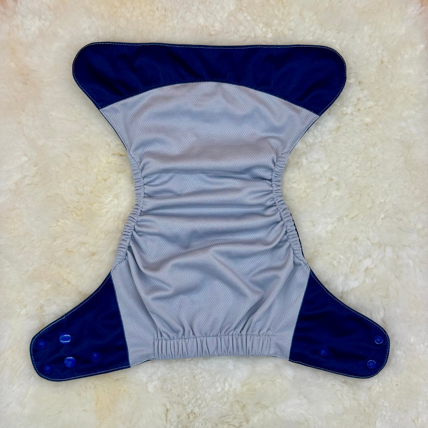 Wickham Wild Solid Dark Blue AWJ Pocket Diaper