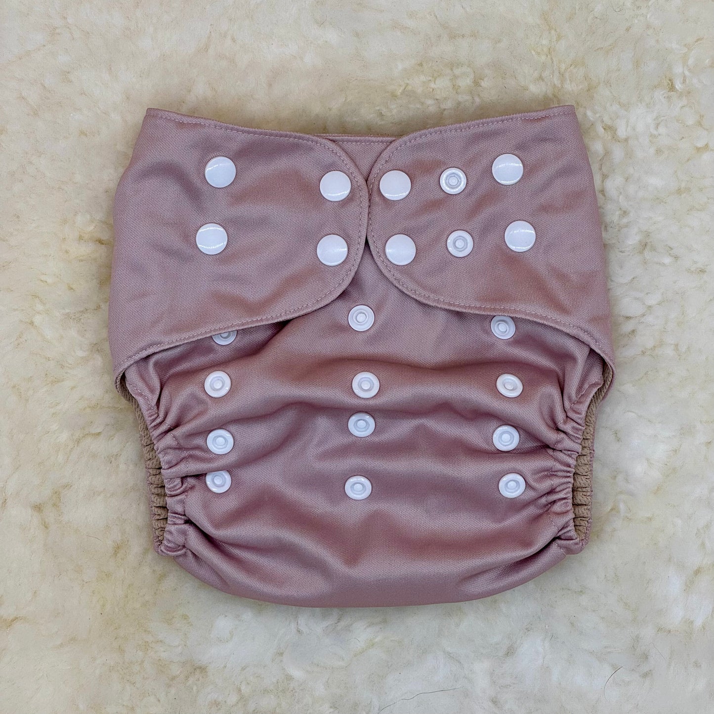 Dino Diapers Solid Light Pink AWJ Pocket Diaper
