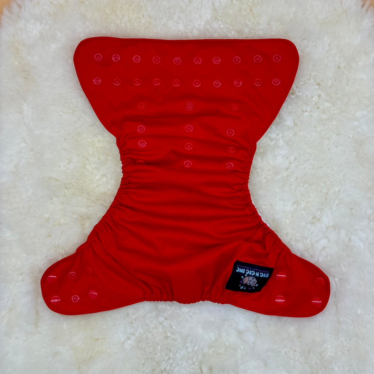 Rig ‘n’ Gig Solid Red AWJ Pocket Diaper