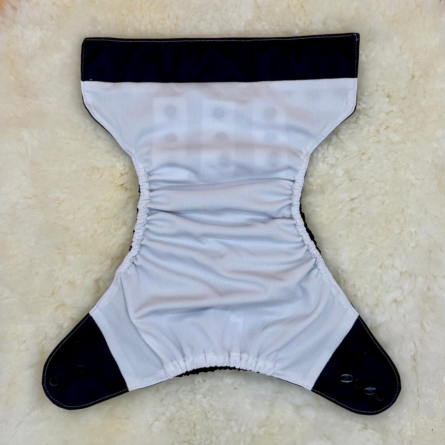 Nora’s Nursery Solid Black AWJ Pocket Diaper