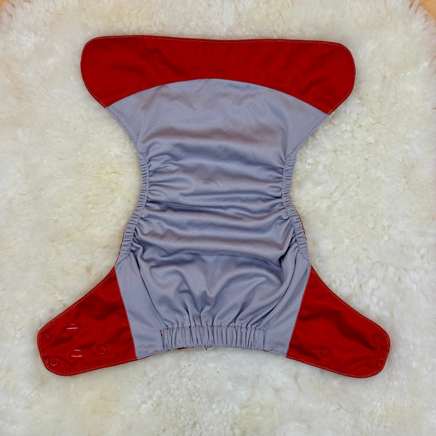 Wickham Wild Solid Dark Red AWJ Pocket Diaper
