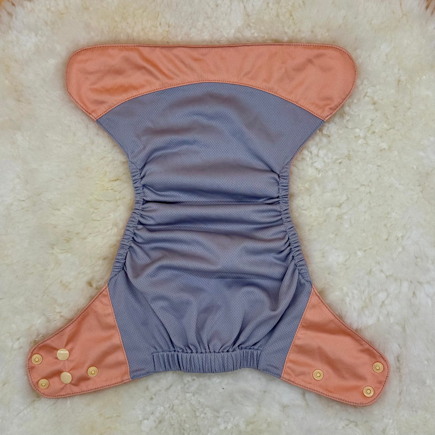 Wickham Wild Solid Light Orange AWJ Pocket Diaper