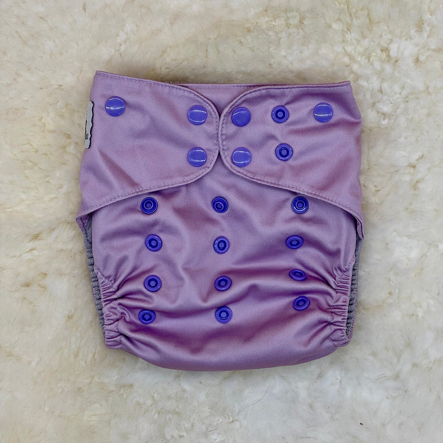 Wickham Wild Solid Lavender AWJ Pocket Diaper