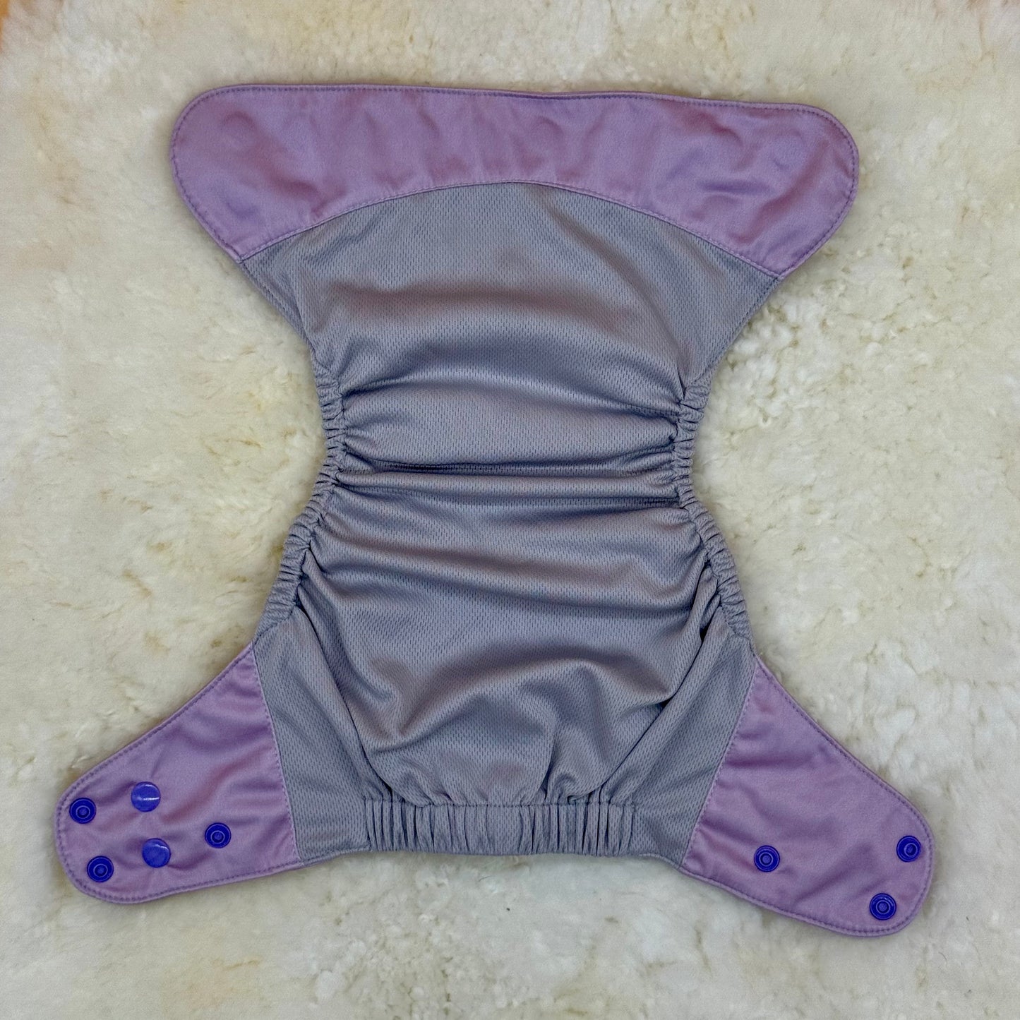 Wickham Wild Solid Lavender AWJ Pocket Diaper