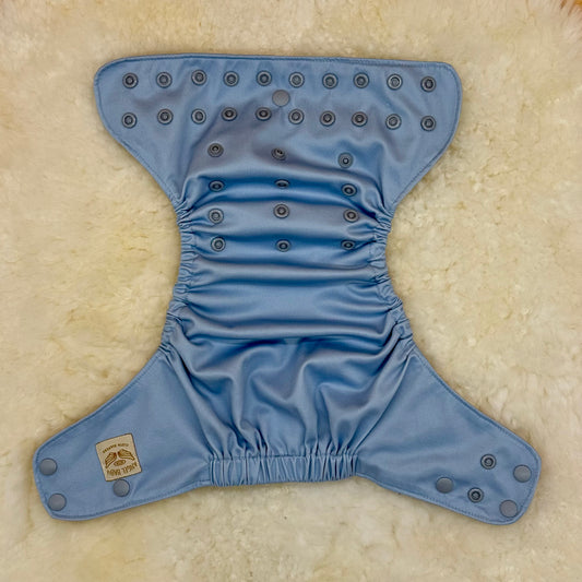 Angel Baby Cloth Solid Light Blue AWJ Pocket Diaper