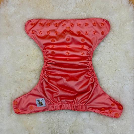 Wickham Wild Solid Red AWJ Pocket Diaper