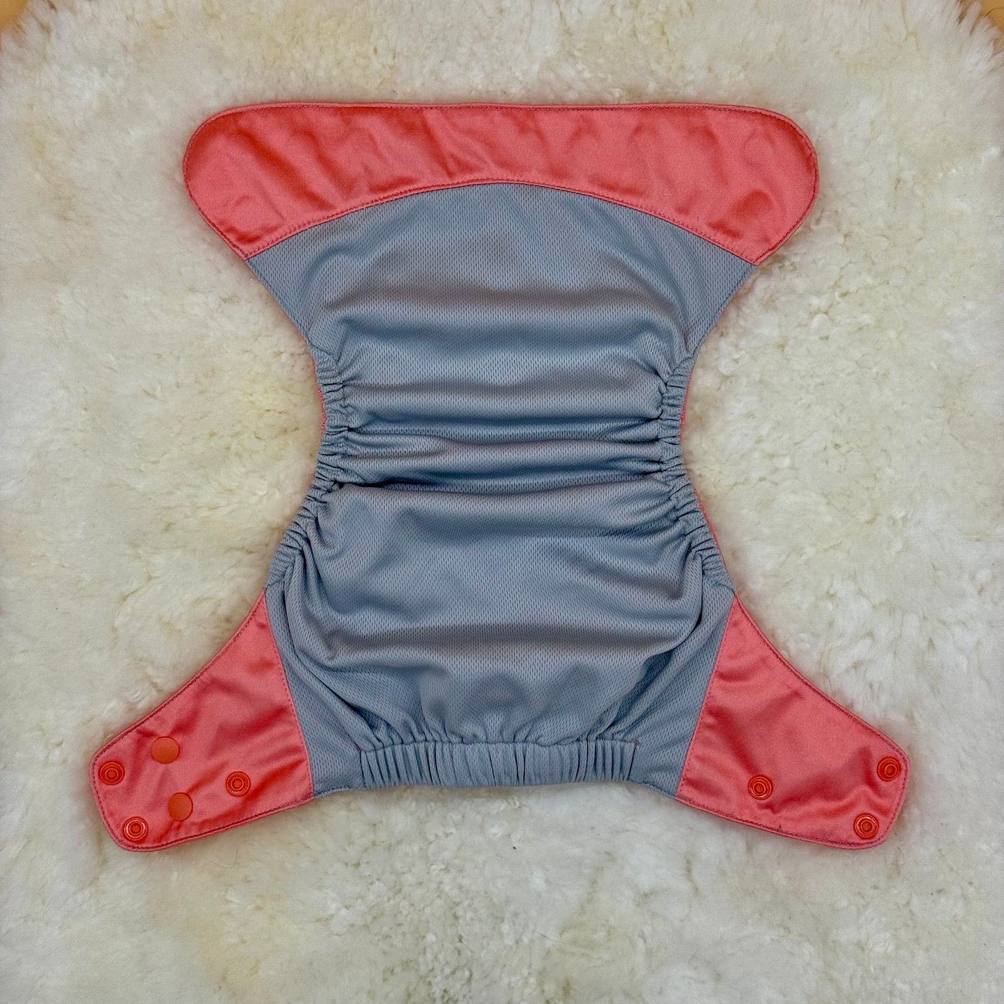 Wickham Wild Solid Red AWJ Pocket Diaper