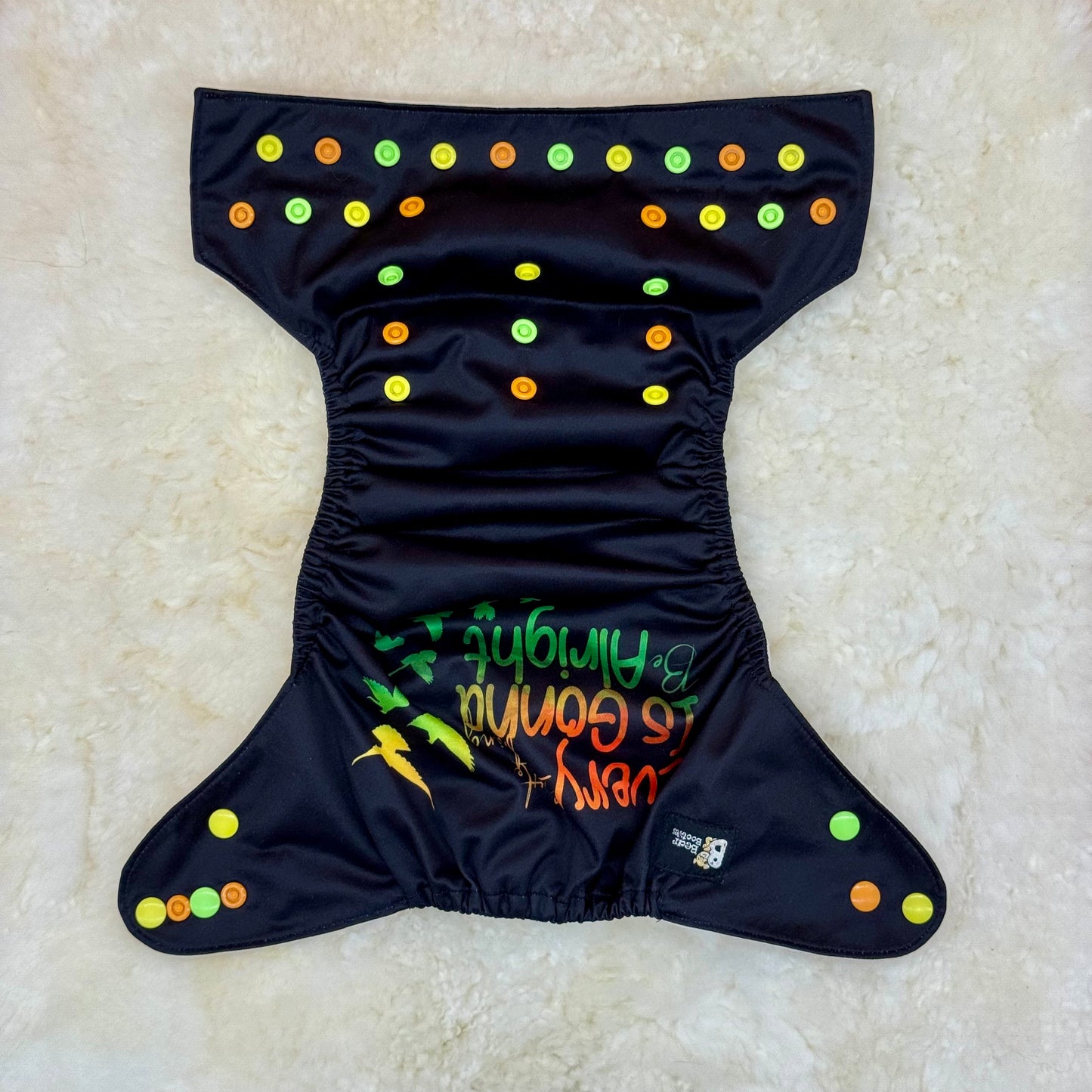 Bear Booties Every Little Thing Is Gonna Be Alright Pocket Diaper