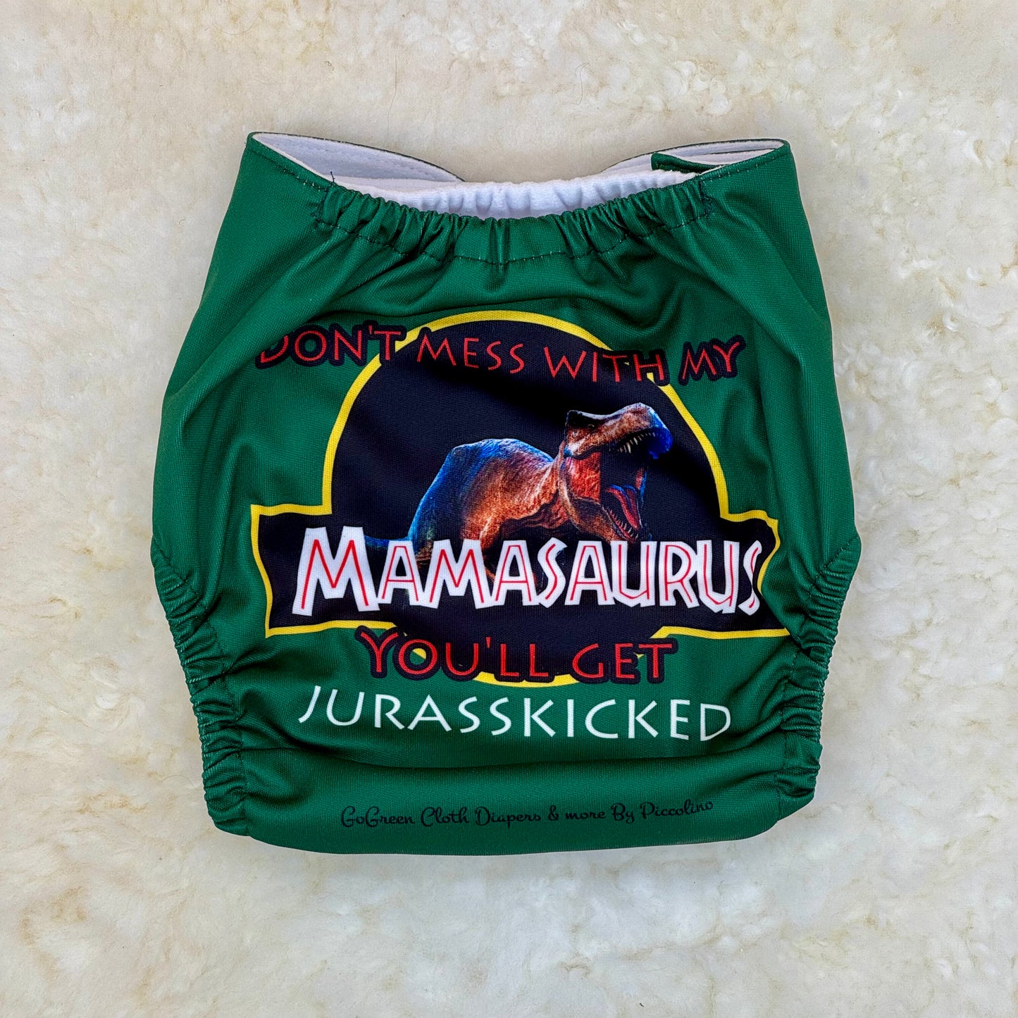 GoGreen Cloth Diapers Mamasaurus Jurassic Pocket Diaper