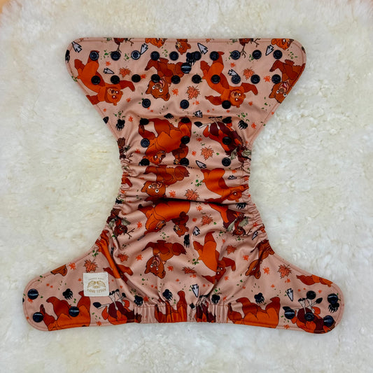 Angel Baby Cloth Brother Bear AWJ Pocket Diaper