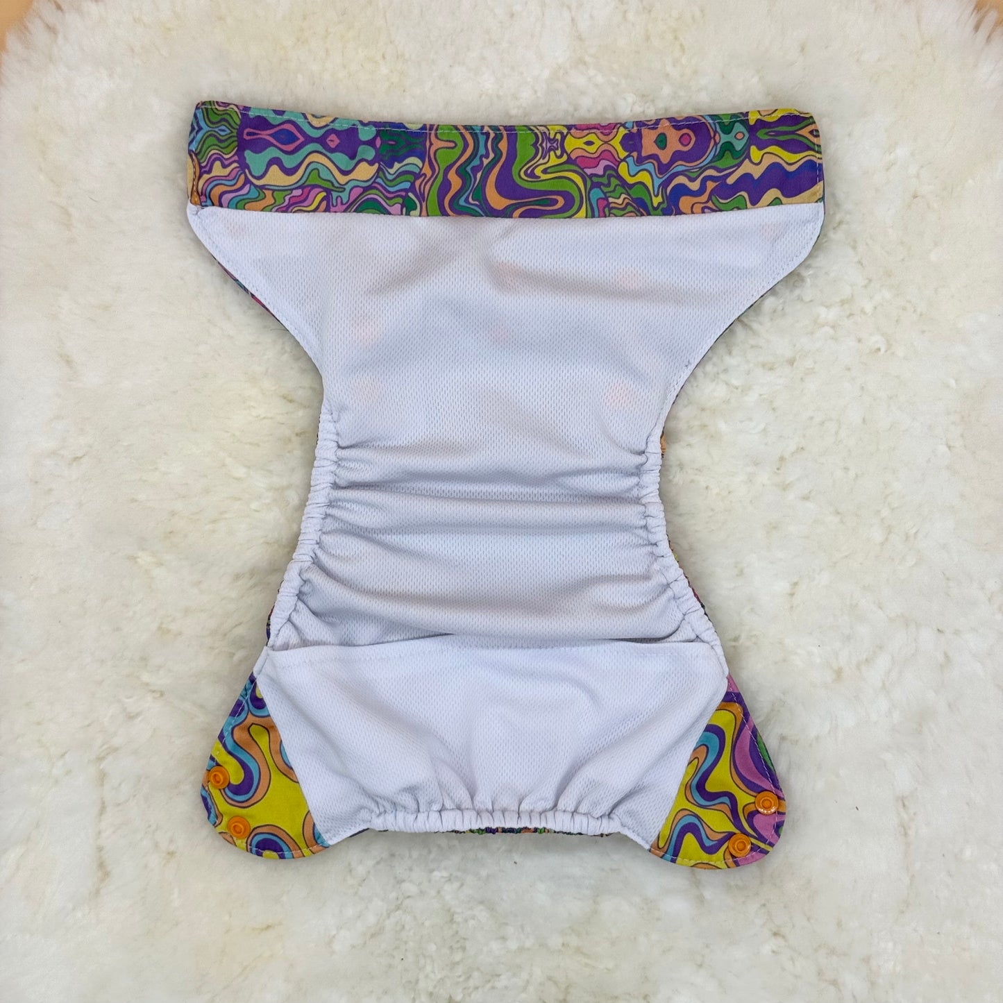 Ollie Mae’s Closet Sublime Sun Face AWJ Pocket Diaper
