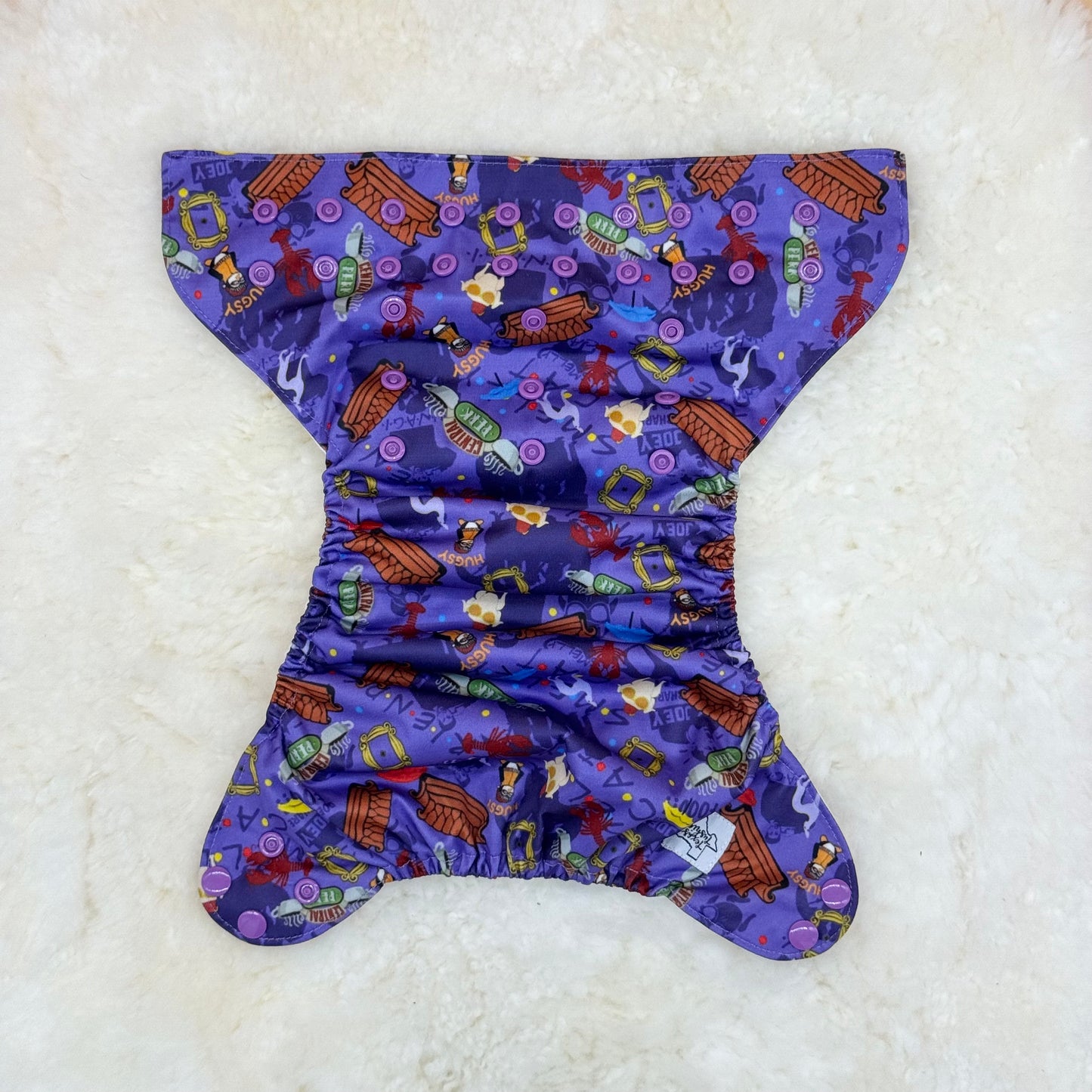 Texas Tushies Friends TV Show AWJ Pocket Diaper