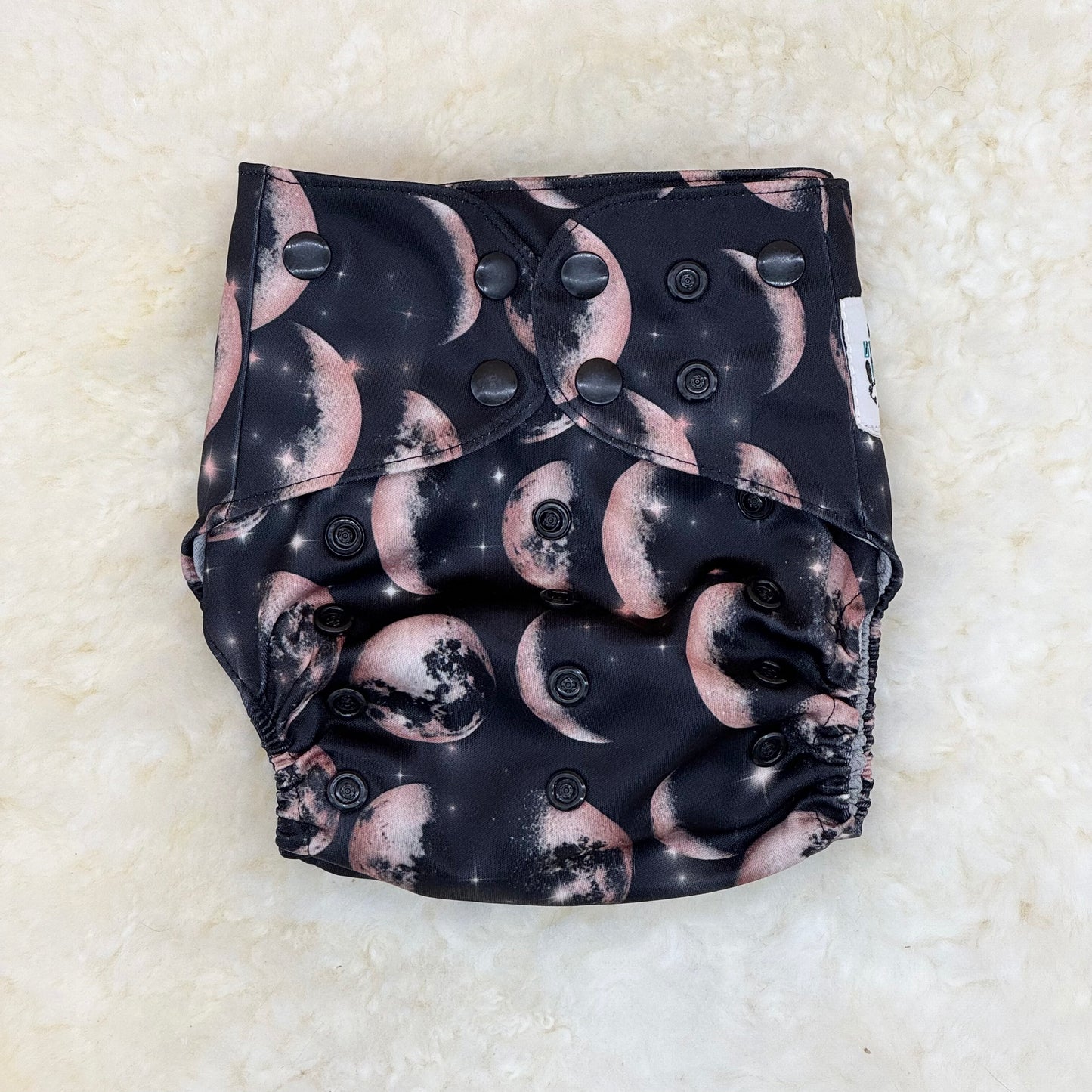 Little Bear Tushies Moon Phases AWJ Pocket Diaper