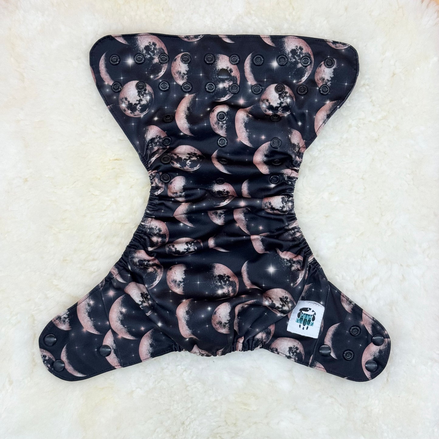 Little Bear Tushies Moon Phases AWJ Pocket Diaper