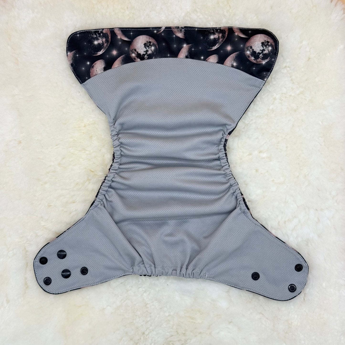 Little Bear Tushies Moon Phases AWJ Pocket Diaper