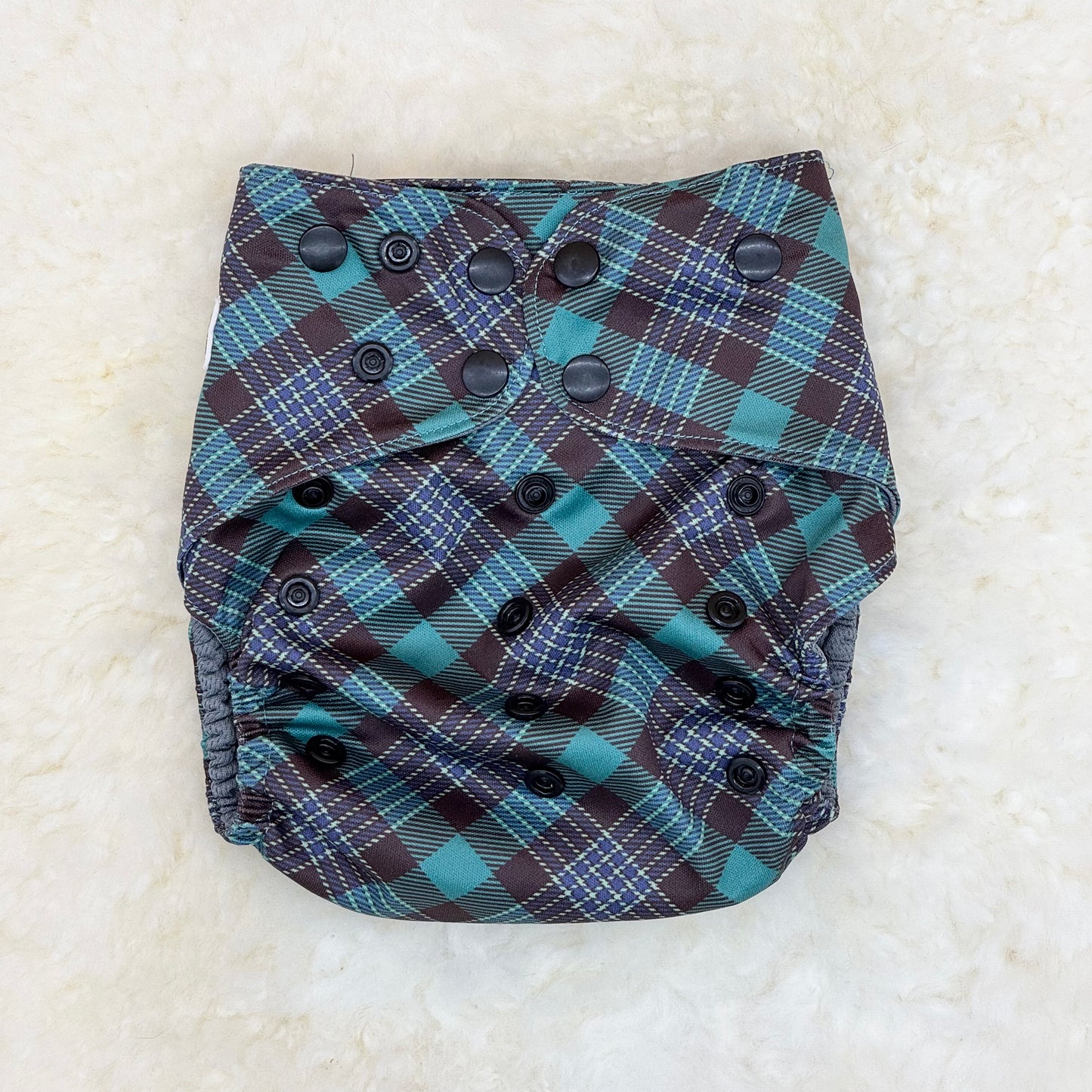 Stock Show Baby Plaid AWJ Pocket Diaper - Imperfect