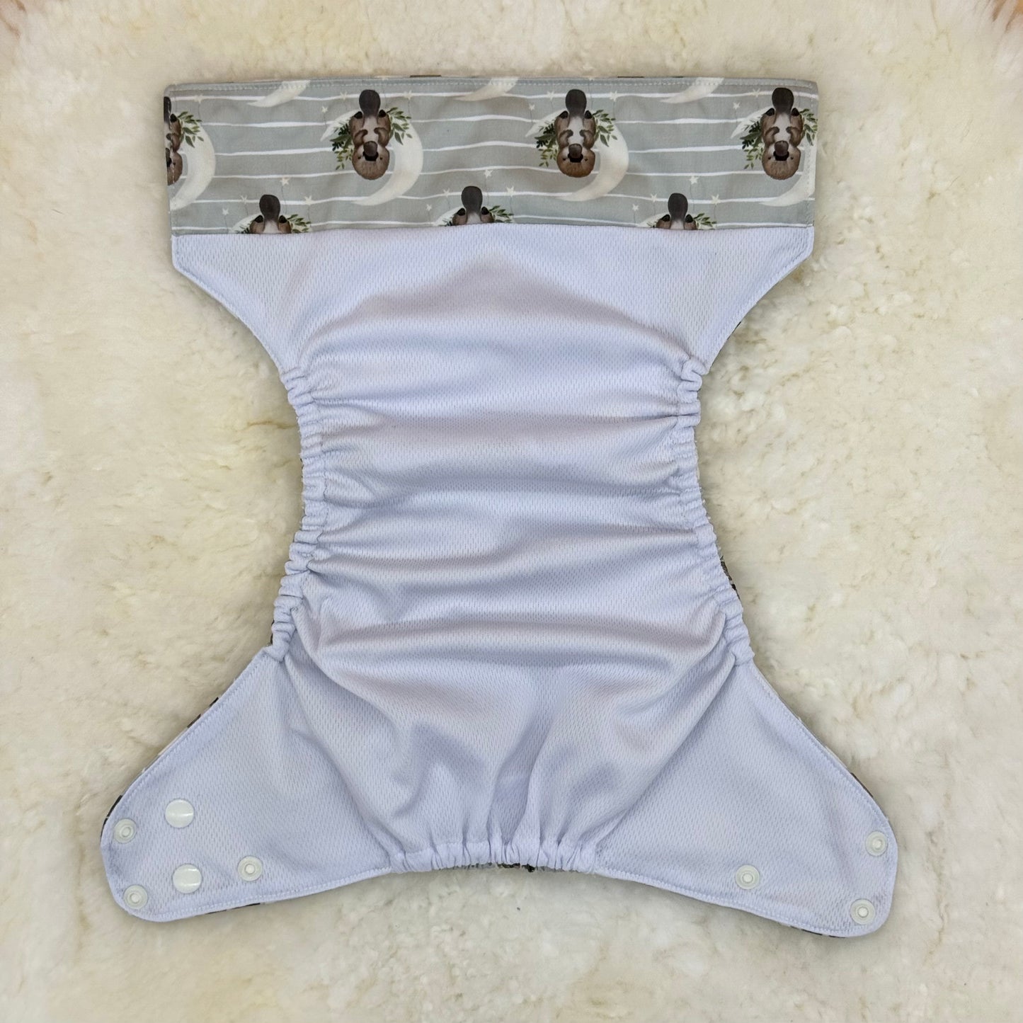 Teddy Tails Platypus Stripes AWJ Pocket Diaper