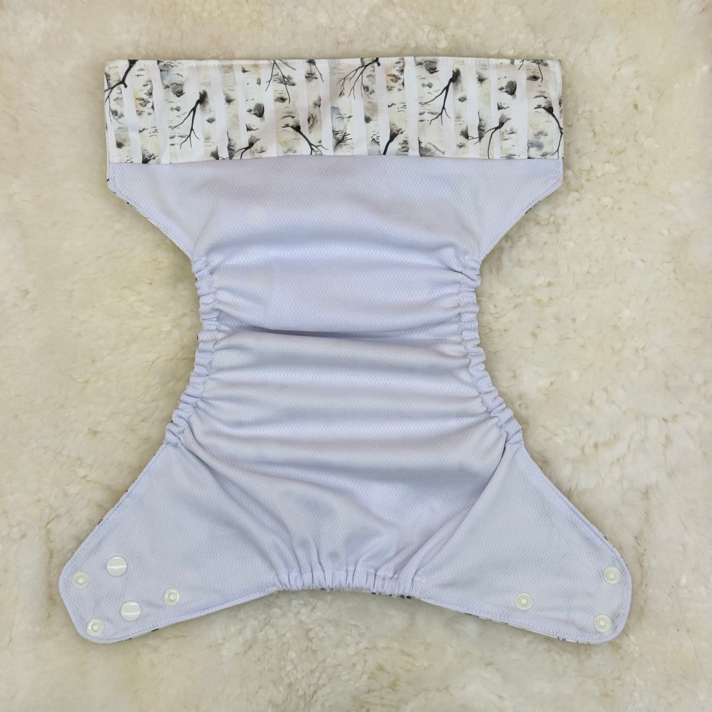 Teddy Tails Birch Trees AWJ Pocket Diaper