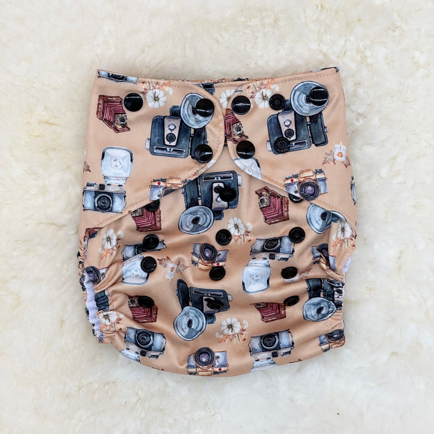 Teddy Tails Autumn Cameras AWJ Pocket Diaper