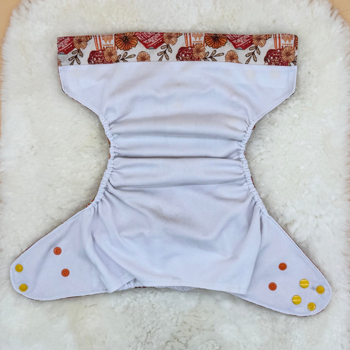 Vida Mia Cloth Whataburger XL AWJ Pocket Diaper - Stained