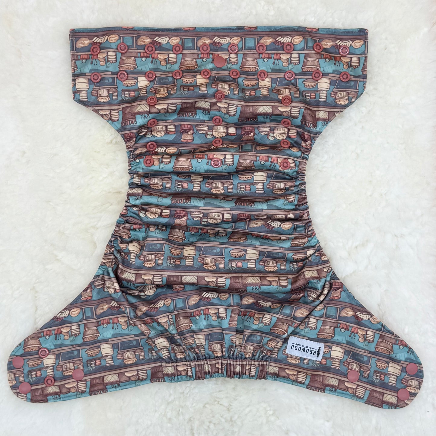 Redwood Cloth Co Pantry Shelves XL AWJ Pocket Diaper