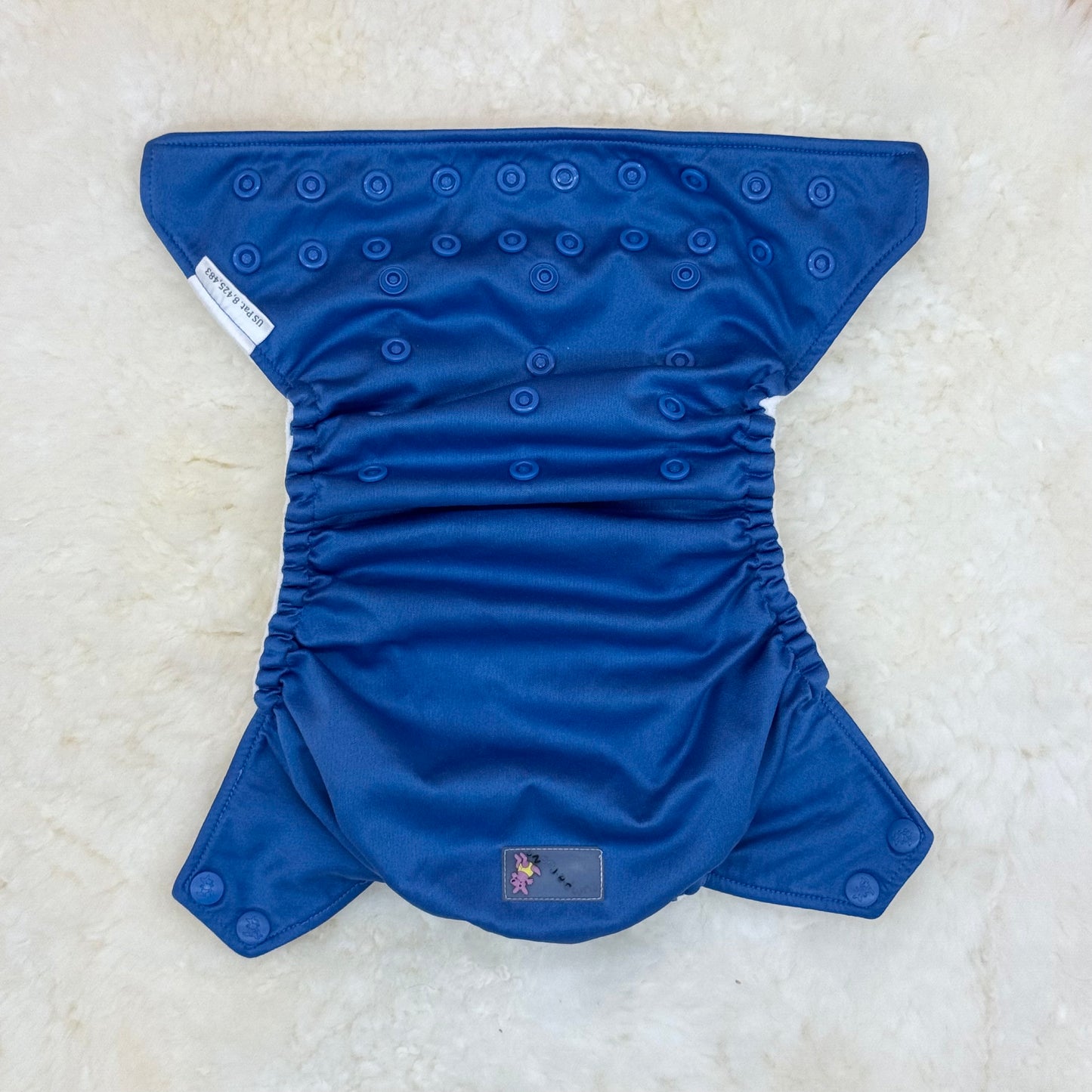 Rumparooz Solid Blue Pocket Diaper