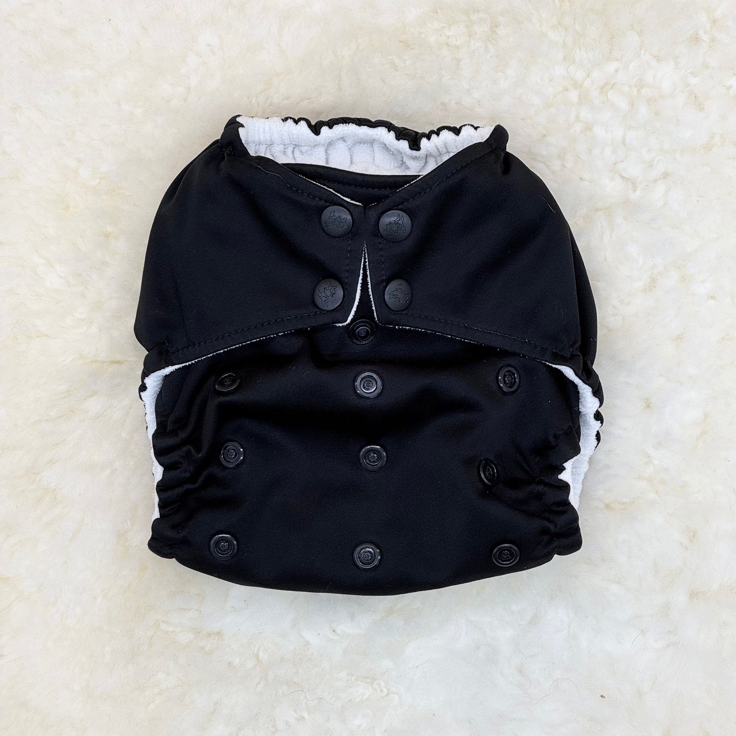 Rumparooz Solid Black Pocket Diaper